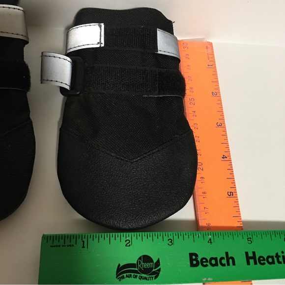 Dog shoes non-skid bottom hook and loop closure barely used Like New - Picture 6 of 8